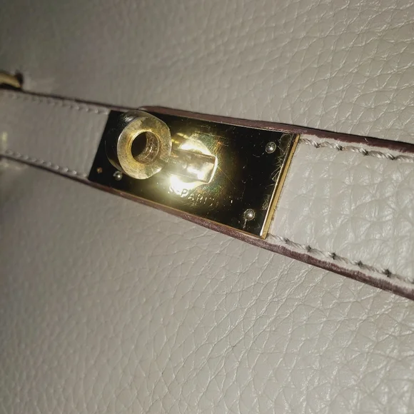 Hermes Ultraviolet Togo Leather Dove Gray Jypsiere 28 Bag - Picture 2 of 15